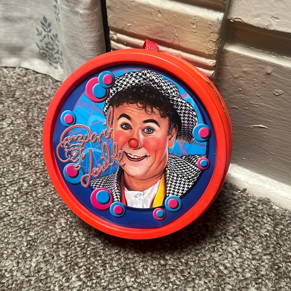 Ringling Bros & Barnum & Bailey Circus Toy Drum - David Larible Clown